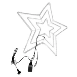 Three Colour Christmas Star Light Display With Controller - 6m 12 Three Colour Christmas Star Light Display With Controller - 6m -Christmas Lights Store 101601 965117 F