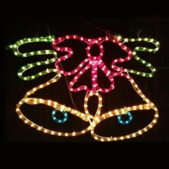 Christmas Bells With Bow Light Display -Christmas Lights Store 101603 965103 HD