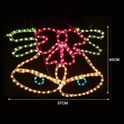 Christmas Bells With Bow Light Display -Christmas Lights Store 101603 965109 HD