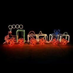 Flashing Train Christmas Lights -Christmas Lights Store 101607 557381 HD