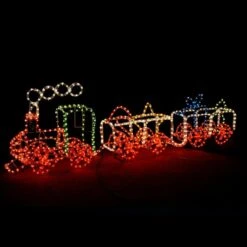 Flashing Train Christmas Lights -Christmas Lights Store 101607 557383 HD