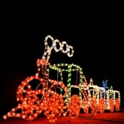 Flashing Train Christmas Lights -Christmas Lights Store 101607 557385 HD