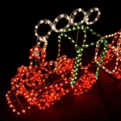 Flashing Train Christmas Lights -Christmas Lights Store 101607 557389 HD