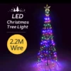 Giant Multi-Colour LED Christmas Tree -2.2M