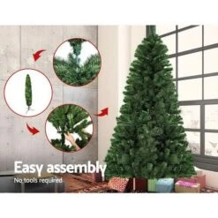 Jingle Jollys 1.8M 6FT Christmas Tree Decoration Home Decor 500 Tips Green -Christmas Lights Store 101655 1502027 HD