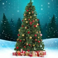 Jingle Jollys 1.8M 6FT Christmas Tree Decoration Home Decor 500 Tips Green -Christmas Lights Store 101655 1502029 HD
