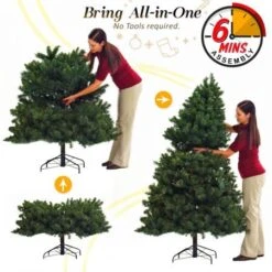 Fibre Optic LED Xmas Christmas Tree 7Ft 450 Branches -Christmas Lights Store 101671 2009727 F