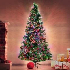 Fibre Optic LED Xmas Christmas Tree 7Ft 450 Branches -Christmas Lights Store 101671 2009745 F