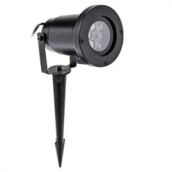 Waterproof Automatically LED Moving Snowflakes Spotlight Lamp Snowflakes LED Projection Christmas Decoration Light- RGB -Christmas Lights Store 123971 746587 F