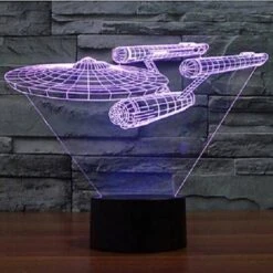 LUD Star Wars Warship Touch 3D LED Night Light 7 Colorful Decoration Christmas Light -Christmas Lights Store 123997 746857 F