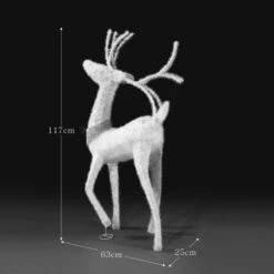 3D Christmas Reindeer Light 10M LED Rope Fairy Xmas Decor Figure - Warm White 19 3D Christmas Reindeer Light 10M LED Rope Fairy Xmas Decor Figure - Warm White -Christmas Lights Store 152247 2400281 HD