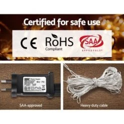 500 LED Christmas String Lights Home Decoration - Warm Yellow -Christmas Lights Store 152271 2257669 F