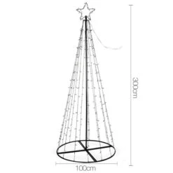 Jingle Jollys 3M LED Christmas Tree Multi Colour 12 Jingle Jollys 3M LED Christmas Tree Multi Colour -Christmas Lights Store 152883 1070927 HD