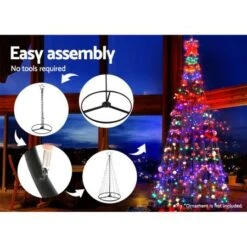 LED Christmas Tree - 2.1m With 264pcs LED Bulbs -Christmas Lights Store 152887 2092831 F