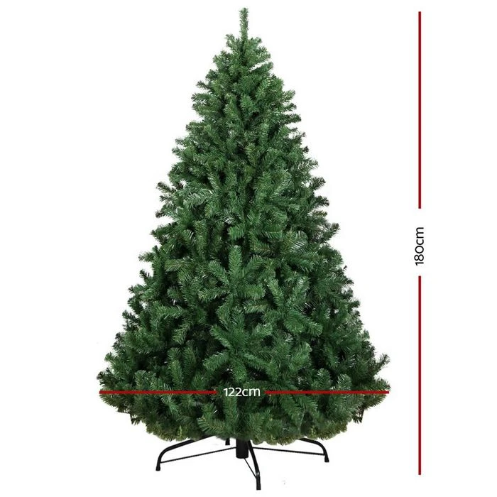 Jingle Jollys 1.8M 6FT Christmas Tree Xmas Decoration Green Home Decor 800 Tips Green 5 Jingle Jollys 1.8M 6FT Christmas Tree Xmas Decoration Green Home Decor 800 Tips Green - Image 5