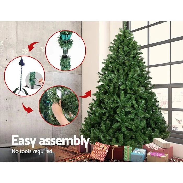 Jingle Jollys 1.8M 6FT Christmas Tree Xmas Decoration Green Home Decor 800 Tips Green 4 Jingle Jollys 1.8M 6FT Christmas Tree Xmas Decoration Green Home Decor 800 Tips Green - Image 4