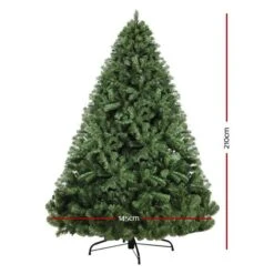 Jingle Jollys 2.1M 7FT Christmas Tree Decoration Home Decor 1250 Tips Green