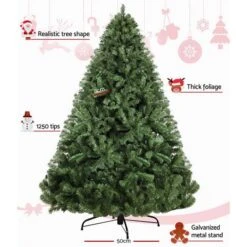 Jingle Jollys 2.1M 7FT Christmas Tree Decoration Home Decor 1250 Tips Green -Christmas Lights Store 153621 1503405 HD