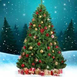 Jingle Jollys 2.1M 7FT Christmas Tree Decoration Home Decor 1250 Tips Green -Christmas Lights Store 153621 1503407 HD