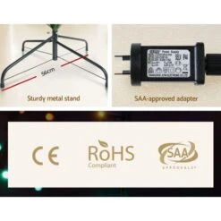 Jingle Jollys 2.1M 7FT LED Christmas Tree Optic Fiber Multi Colour Lights -Christmas Lights Store 153629 2376009 F