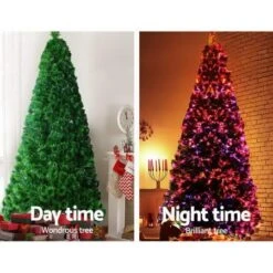 Jingle Jollys 2.4M 8FT LED Christmas Tree Optic Fiber Multi Colour Lights -Christmas Lights Store 153631 2086219 F