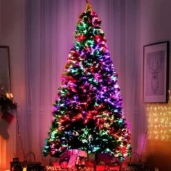 Jingle Jollys 2.4M 8FT LED Christmas Tree Optic Fiber Multi Colour Lights -Christmas Lights Store 153631 2086227 F