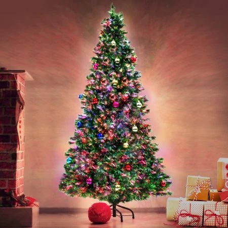 Fibre Optic LED Xmas Christmas Tree 7Ft 450 Branches + Bauble Balls 12 Fibre Optic LED Xmas Christmas Tree 7Ft 450 Branches + Bauble Balls - Image 12