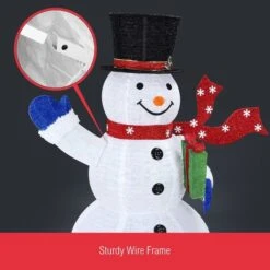 3D Christmas Snowman LED Light - White -Christmas Lights Store 159723 1062715 HD