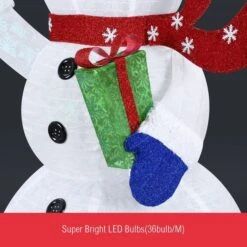 3D Christmas Snowman LED Light - White -Christmas Lights Store 159723 1062717 HD