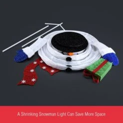 3D Christmas Snowman LED Light - White -Christmas Lights Store 159723 1062721 HD