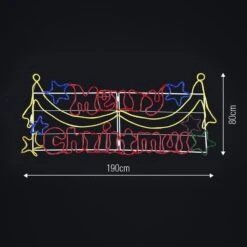 LED Merry Christmas Rope Lights - Colorful 15 LED Merry Christmas Rope Lights - Colorful -Christmas Lights Store 159725 1457769 HD