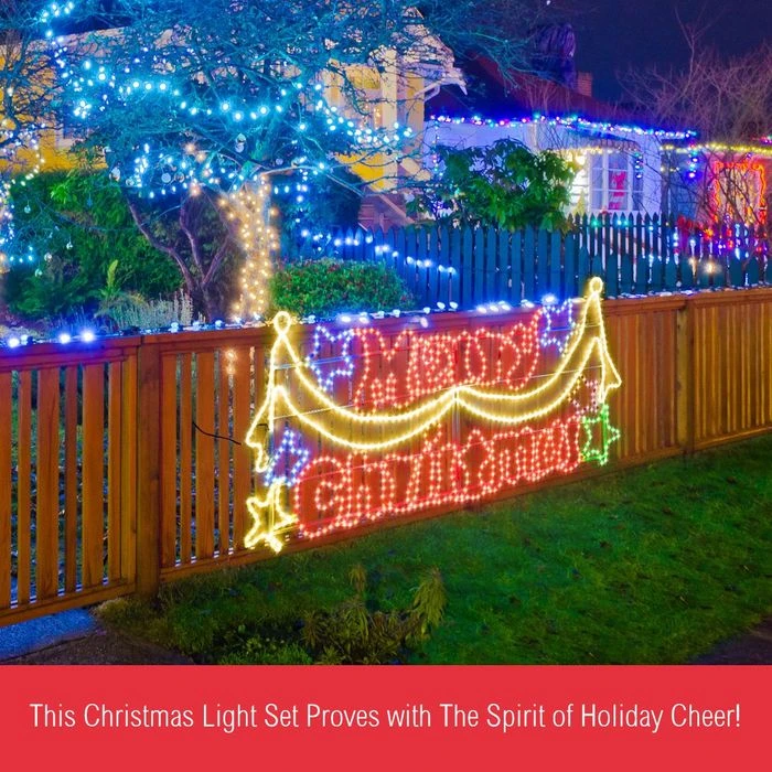 LED Merry Christmas Rope Lights - Colorful 5 LED Merry Christmas Rope Lights - Colorful - Image 5