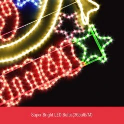 LED Merry Christmas Rope Lights - Colorful 12 LED Merry Christmas Rope Lights - Colorful -Christmas Lights Store 159725 1457775 HD