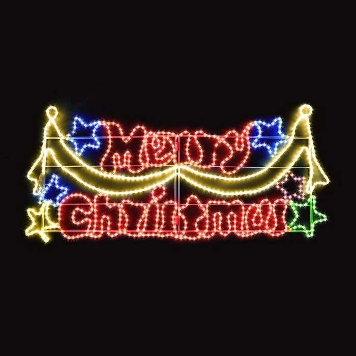 LED Merry Christmas Rope Lights - Colorful 3 LED Merry Christmas Rope Lights - Colorful - Image 3