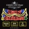 LED Merry Christmas Rope Lights - Colorful