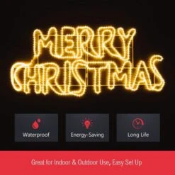 LED Merry Christmas Rope Lights -Christmas Lights Store 159727 1457745 HD