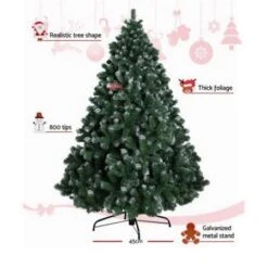 Jingle Jollys Christmas Tree 1.8M Xmas Trees Decorations Snowy 800 Tips -Christmas Lights Store 168391 1361927 F