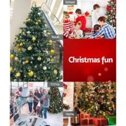 Jingle Jollys Christmas Tree 2.1M Xmas Trees Decorations Snowy 1250 Tips