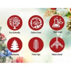 Jingle Jollys Christmas Tree 2.1M Xmas Trees Decorations White 1000 Tips -Christmas Lights Store 168497 1361129 F