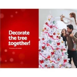 Jingle Jollys Christmas Tree 2.1M Xmas Trees Decorations White 1000 Tips -Christmas Lights Store 168497 1361131 F