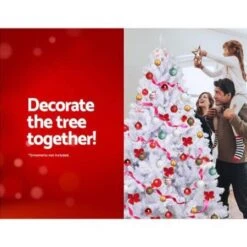 Jingle Jollys 8FT Christmas Tree - White -Christmas Lights Store 168511 1361113 F