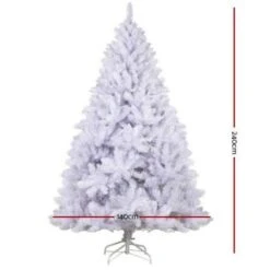Jingle Jollys 8FT Christmas Tree - White -Christmas Lights Store 168511 1361115 F
