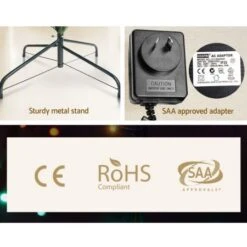 Jingle Jollys 1.5M 5FT LED Christmas Tree Multi Colour -Christmas Lights Store 168543 2376087 F