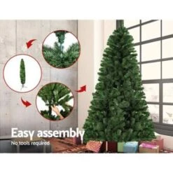 Jingle Jollys 2.4M 8FT Christmas Tree 1000 Tips Green -Christmas Lights Store 168549 1361107 F