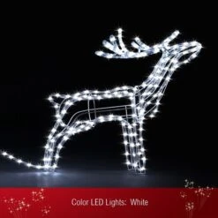 New 3D Reindeer Sleigh Motif Christmas Lights 22M LED Rope Xmas Decoration Outdoor Home Display 15 New 3D Reindeer Sleigh Motif Christmas Lights 22M LED Rope Xmas Decoration Outdoor Home Display -Christmas Lights Store 185713 1384143 HD