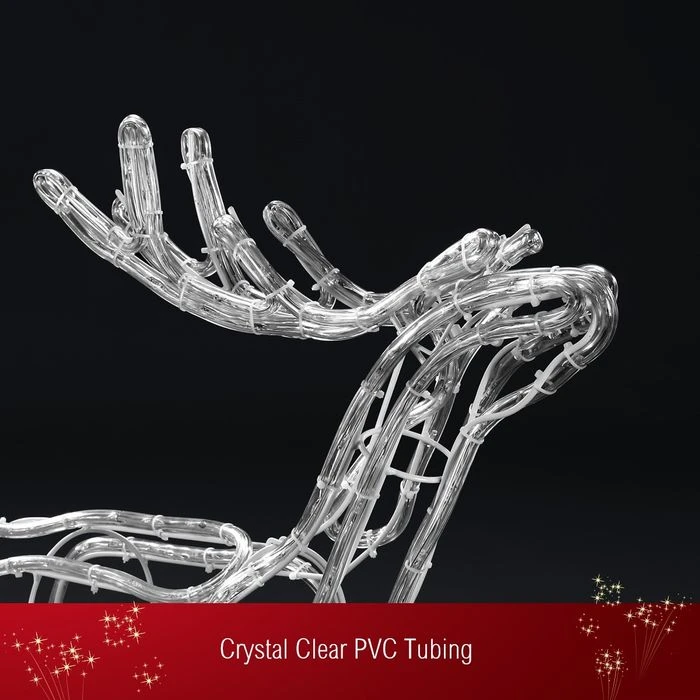 New 3D Reindeer Sleigh Motif Christmas Lights 22M LED Rope Xmas Decoration Outdoor Home Display 3 New 3D Reindeer Sleigh Motif Christmas Lights 22M LED Rope Xmas Decoration Outdoor Home Display - Image 3