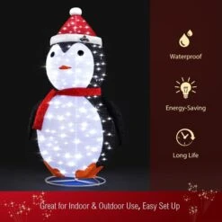 New 3D Penguin Christmas Lights 200 LED Rope Xmas Decoration Outdoor Home Display - 180cm 16 New 3D Penguin Christmas Lights 200 LED Rope Xmas Decoration Outdoor Home Display - 180cm -Christmas Lights Store 185715 1384165 HD