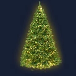 Jingle Jollys Christmas Tree 2.1M With 1134 LED Lights Warm White Green