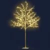 Jingle Jollys 1.5M LED Christmas Branch Tree 304 LED Xmas Warm White Optic Fiber