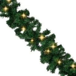 Christmas Garland With LED Lights 10 M -Christmas Lights Store 195257 2290731 F